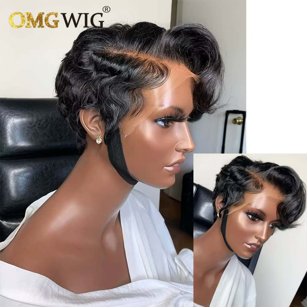 Perruque Lace Frontal Wig brésilienne Remy