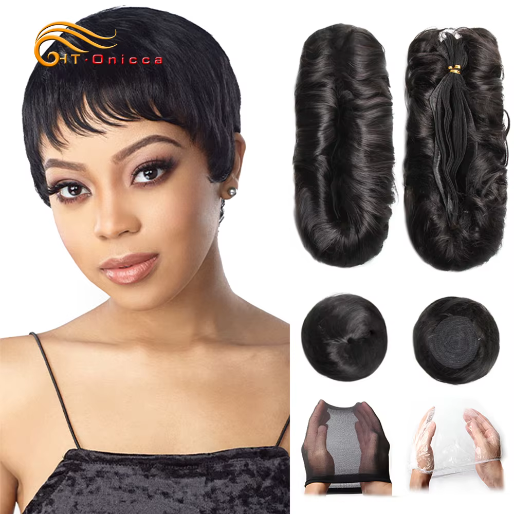 Bundles de cheveux humains bouclés indiens bruts