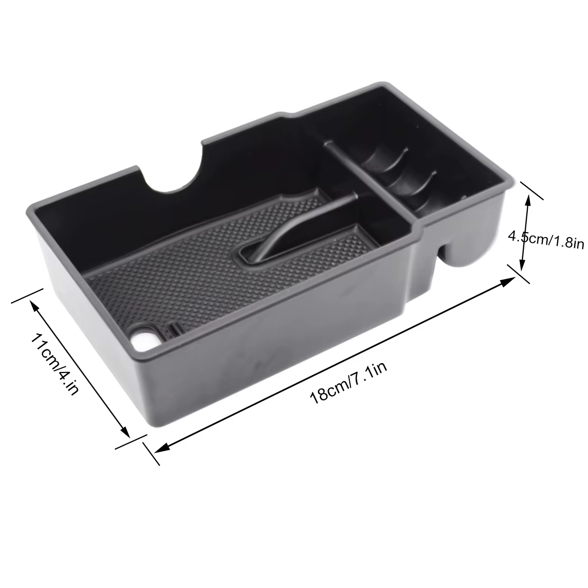 Pour Fiat 500X accoudoir boîte de rangement Console centrale organisateur conteneur plateau gant cas Bin 2014 2015 2016 2017 2018 2019 2020 2021