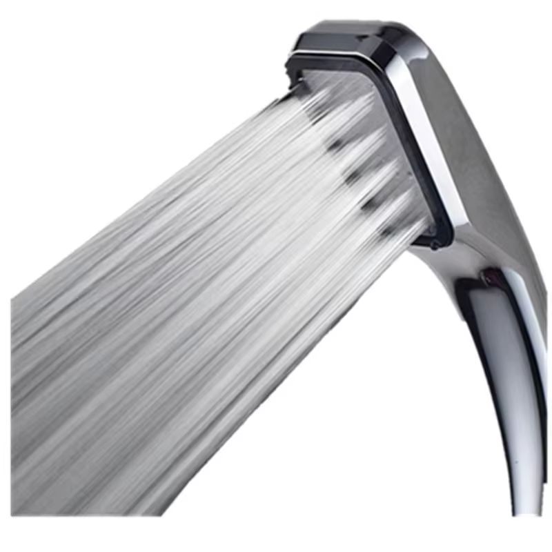 Pommeau de douche à 300 trous, haute pression, économie d'eau, débit avec buse de pulvérisation ABS chromé, douche carrée, accessoires de salle de bains