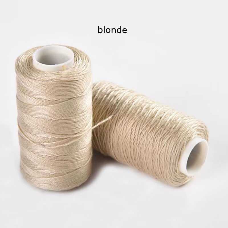 Fil à coudre en coton pour tissage de cheveux