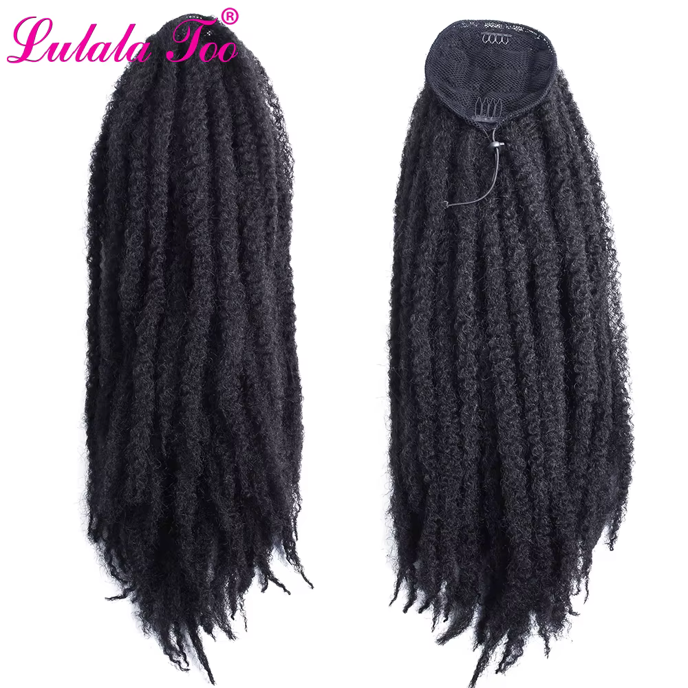 Extensions capillaires synthétiques longues bouclées 18 pouces