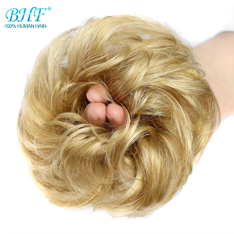 BHF cheveux humains Chignons queue de cheval postiche européenne