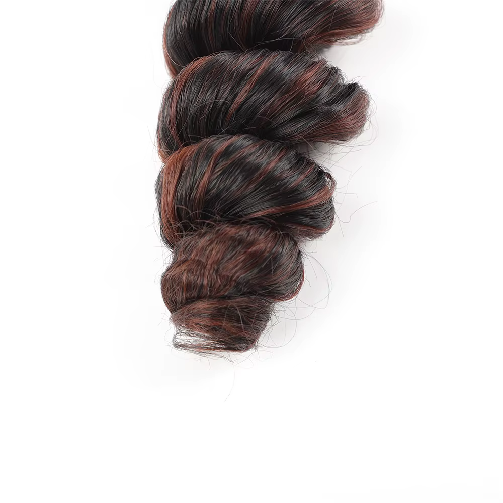 Faisceaux de cheveux synthétiques afro pour femmes