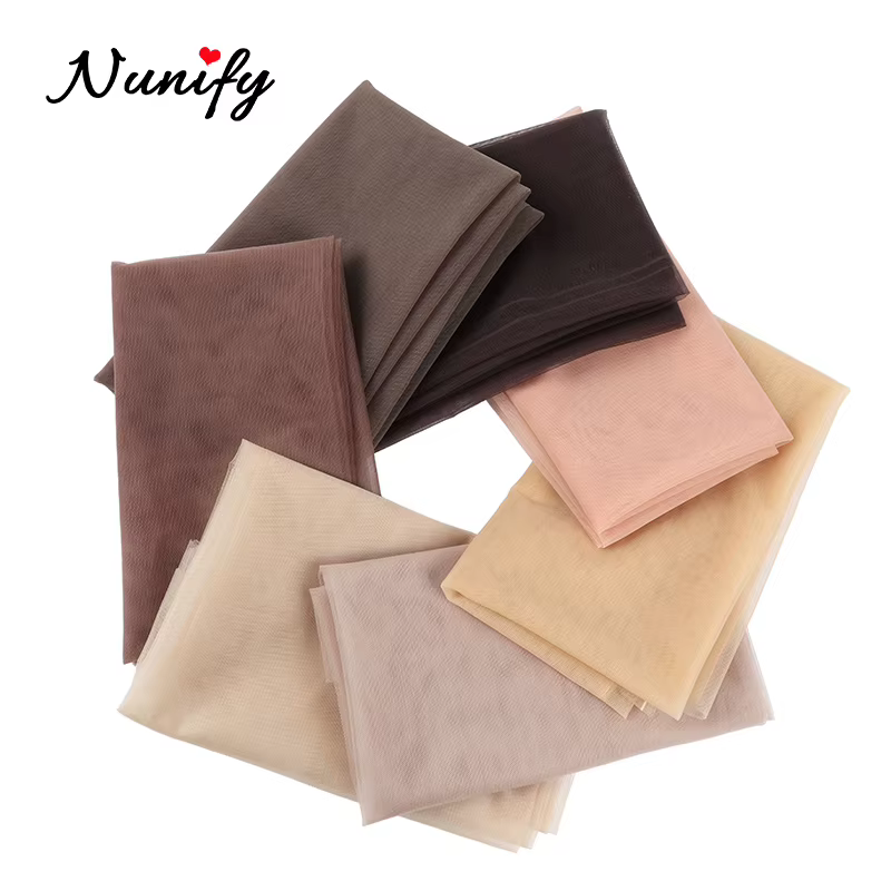 Nunify 1 pièces dentelle suisse pour la fabrication de perruque 1/4 Yard tissage perruques