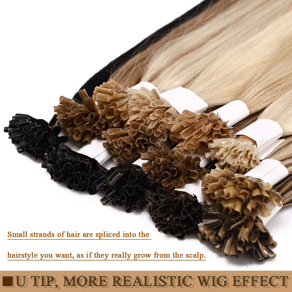 S-noilite-Extensions de Cheveux Humains Lisses