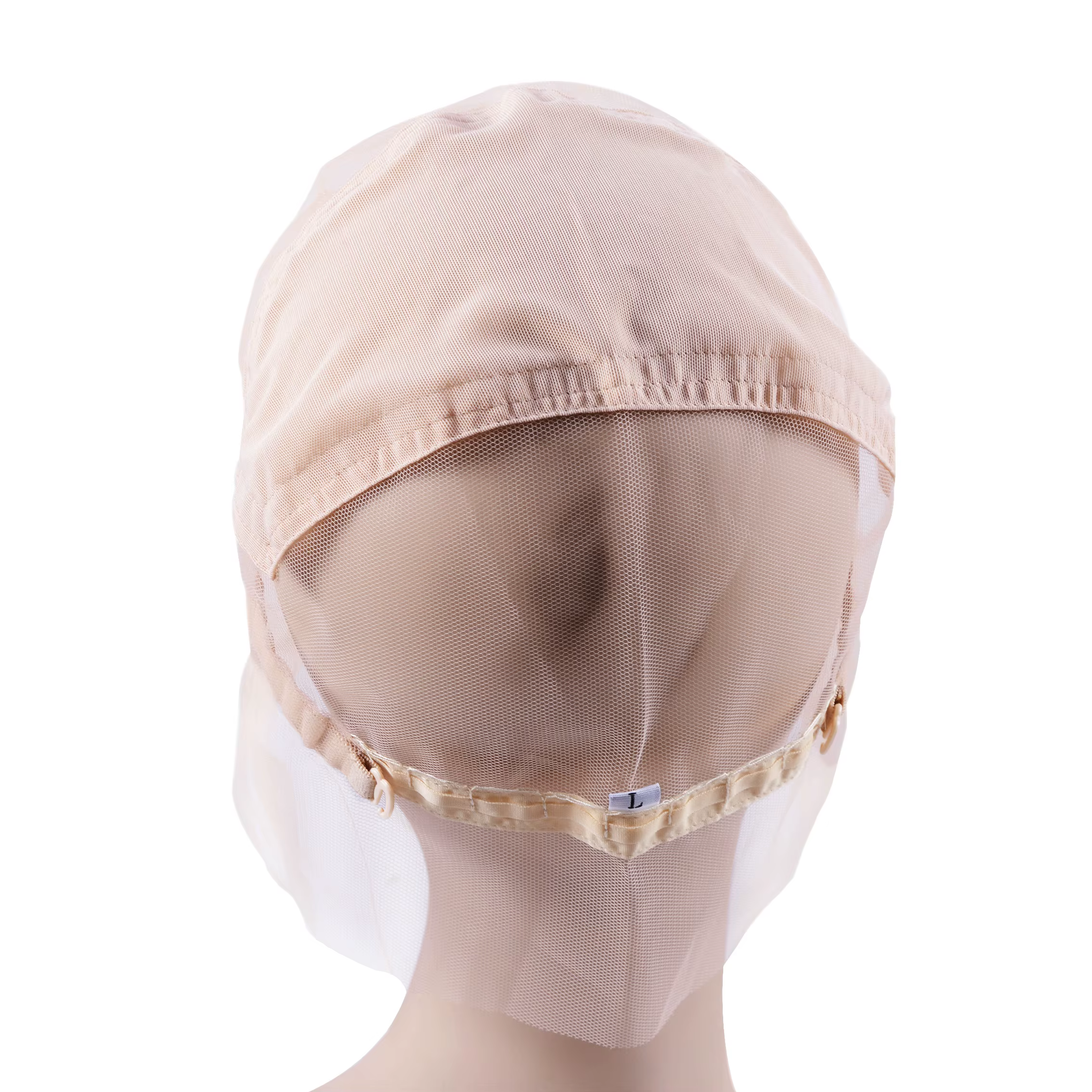 1 pièce Base de perruque beige en dentelle complète pour la confection de perruques entièrement faites à la main avec
