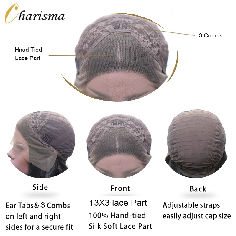 Charisma-Perruque Lace Front Wig synthétique ondulée 26 amaran