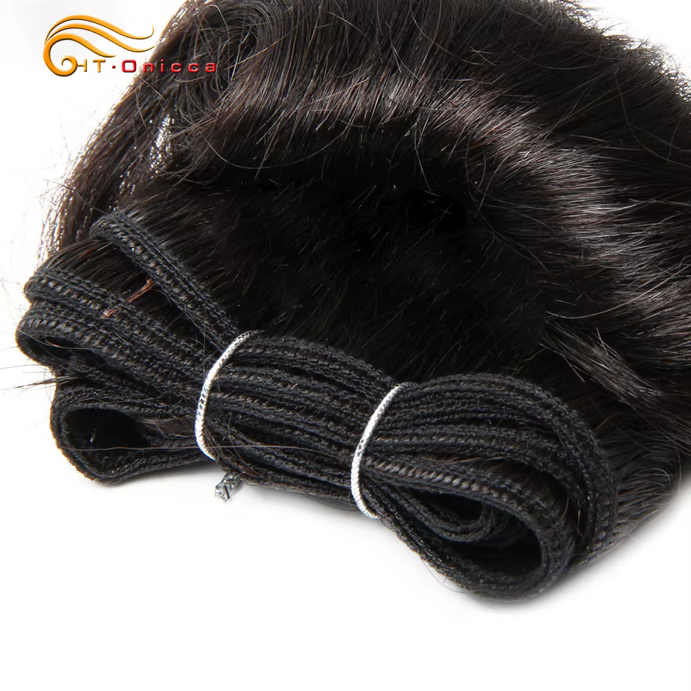 Bundles de tissage de cheveux humains bouclés indiens