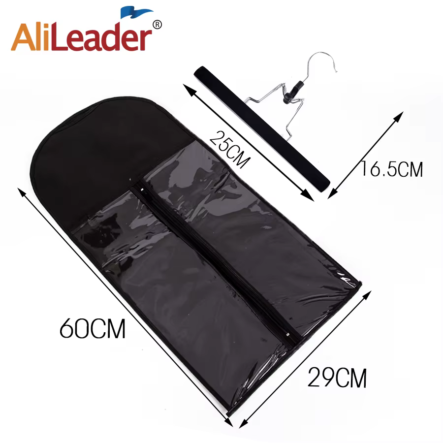 Alileader pas cher 4 couleurs Portable perruque sac avec cintre