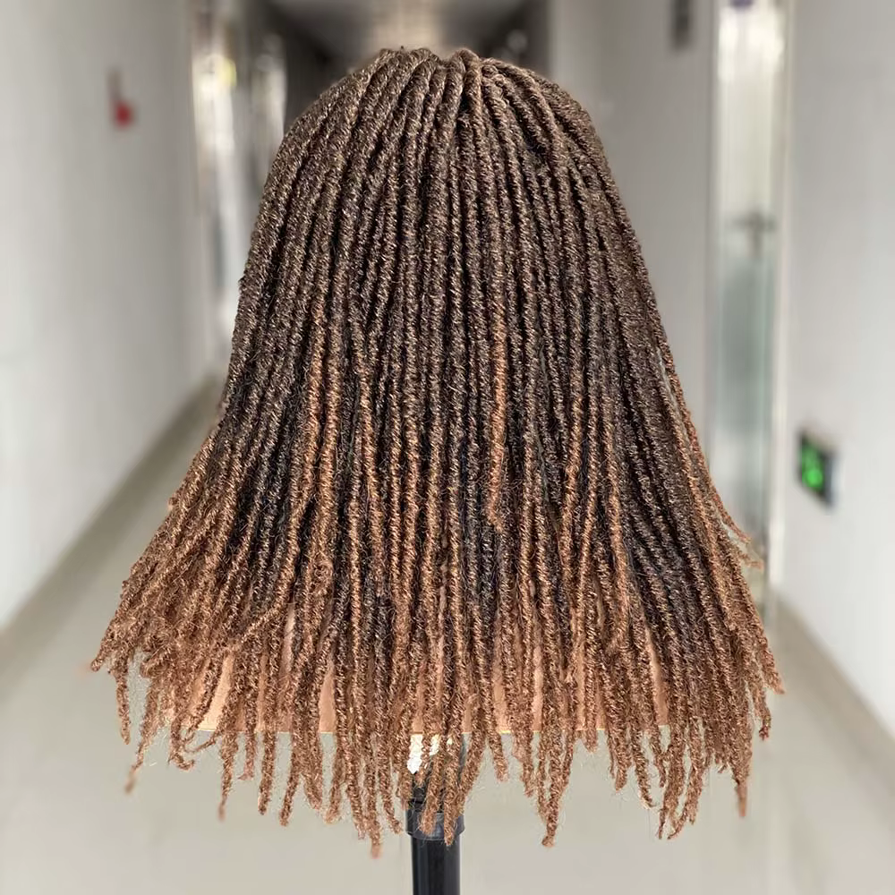 Perruque de Cosplay Dreadlock synthétique, bandeau tressé au Crochet, résistant à la chaleur, perruques de couleur noire pour femmes/hommes noirs au quotidien