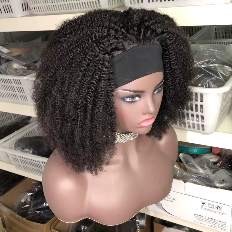 Bandeau perruque Afro crépus bouclés