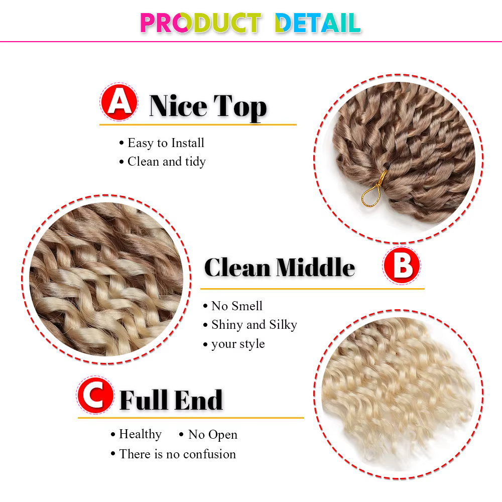 Afro Curls Synthetic Twist Braids Hair