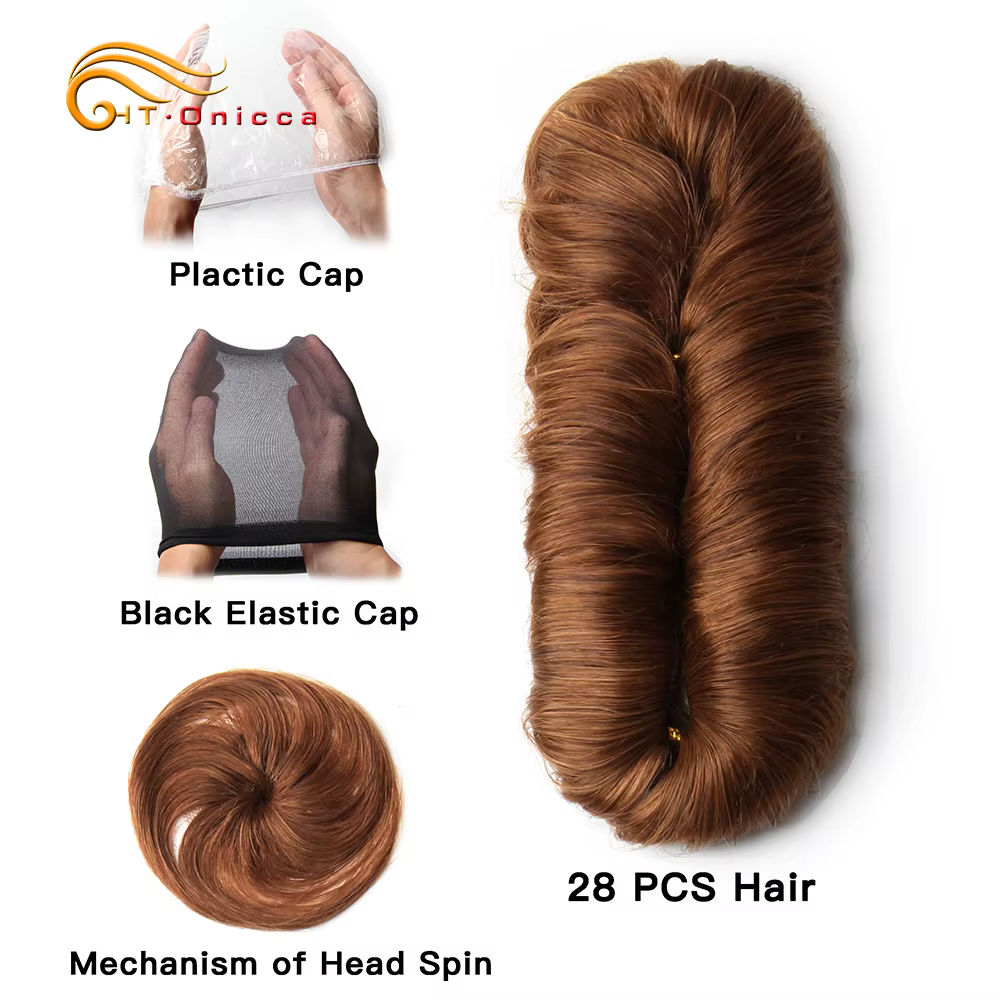 Bundles de cheveux humains bouclés indiens bruts
