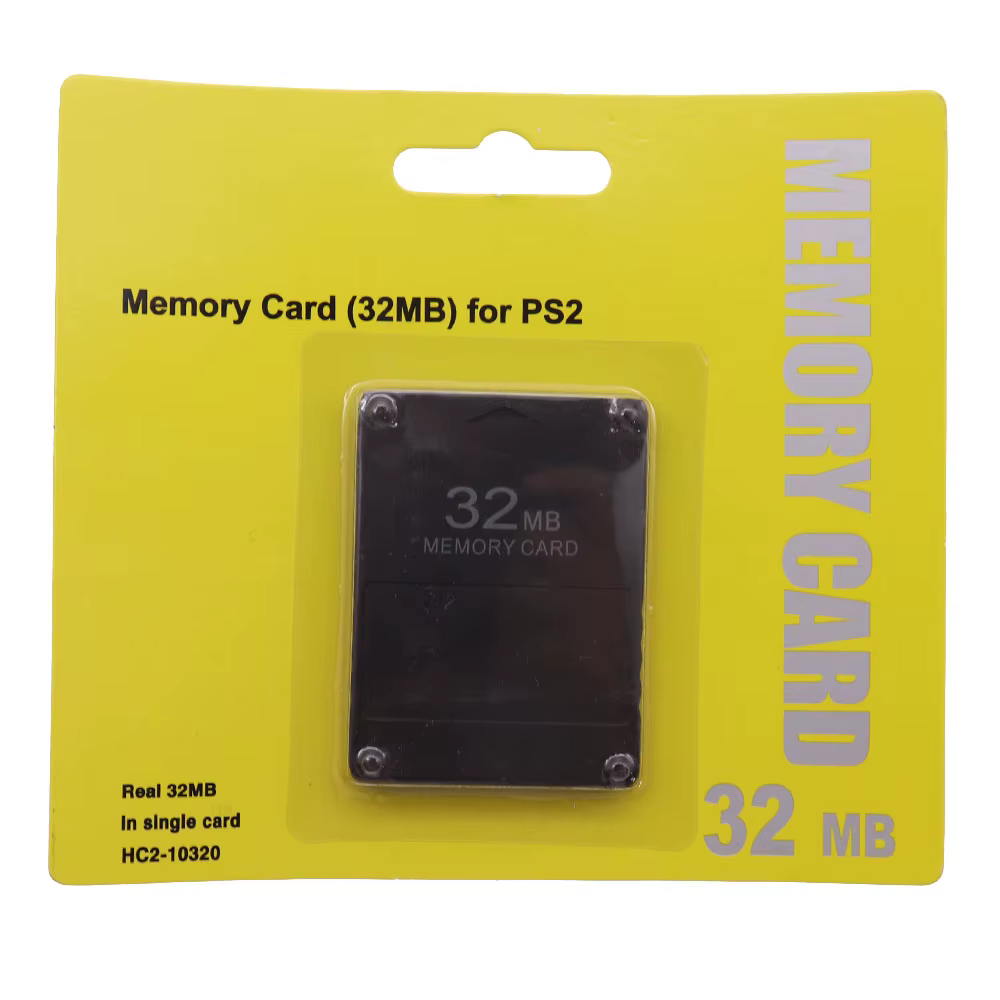 Pour PS2 8 mo/64 mo/128 mo/256 mo carte mémoire cartes d'extension mémoire adaptées pour Sony PS1 PS2 carte mémoire noire en gros