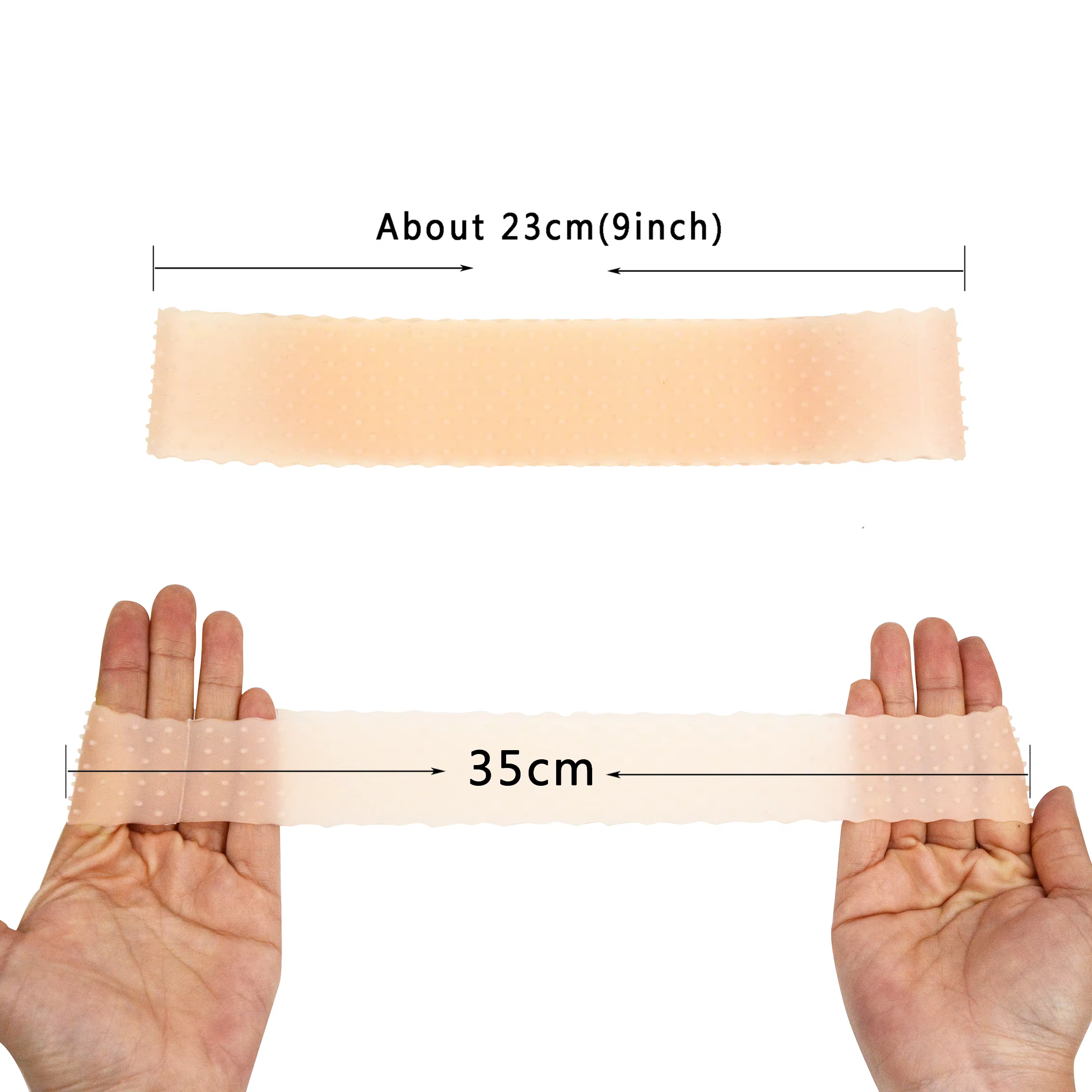 Bande de Sauna en Silicone pour Fixer les Perruques pour Femme et Homme