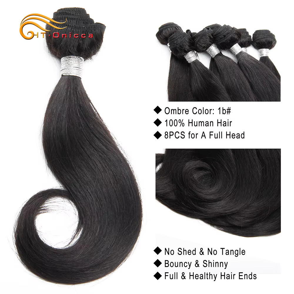 Htonicca cheveux bouclés produits 20 g/pc brésilien Remy