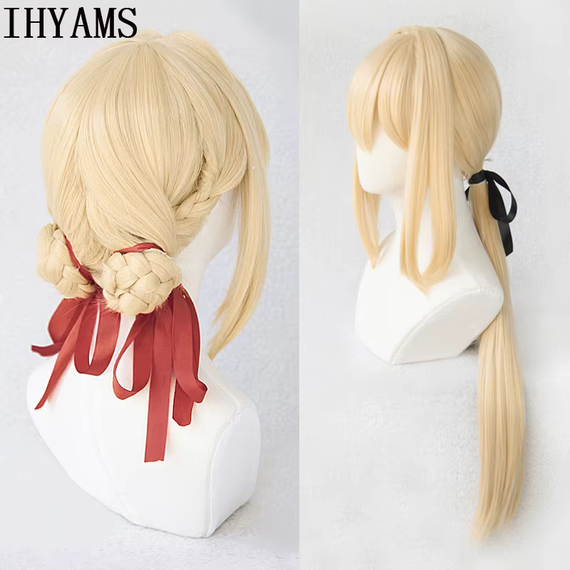 Perruque de Cosplay Violet Evergarden