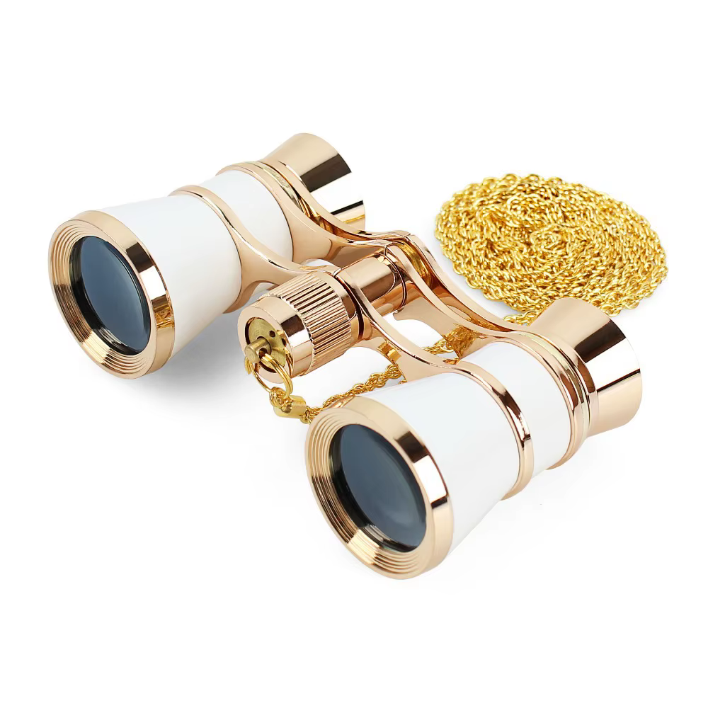 Thérapie d'opéra 3x25 lunettes pliables classiques jumelles corps en métal lentille optique télescope de théâtre Design rétro cadeaux pour femmes