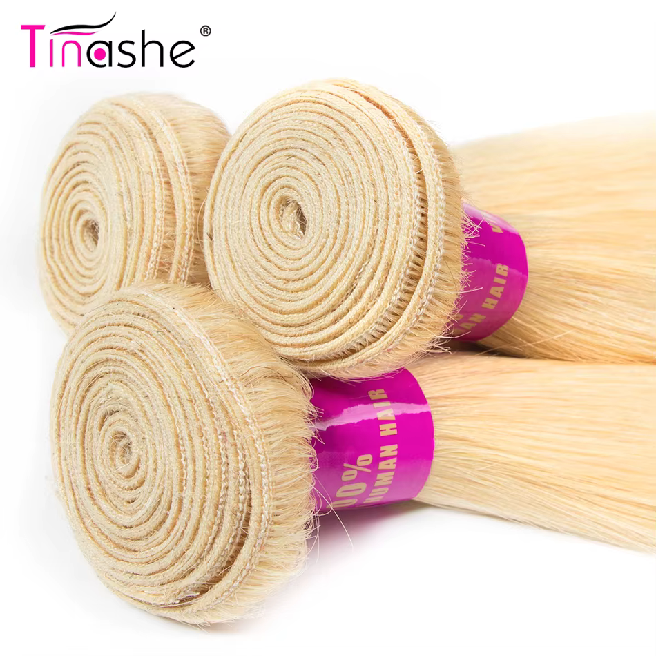 Tinashe 613 blond cheveux brésiliens armure paquets Remy