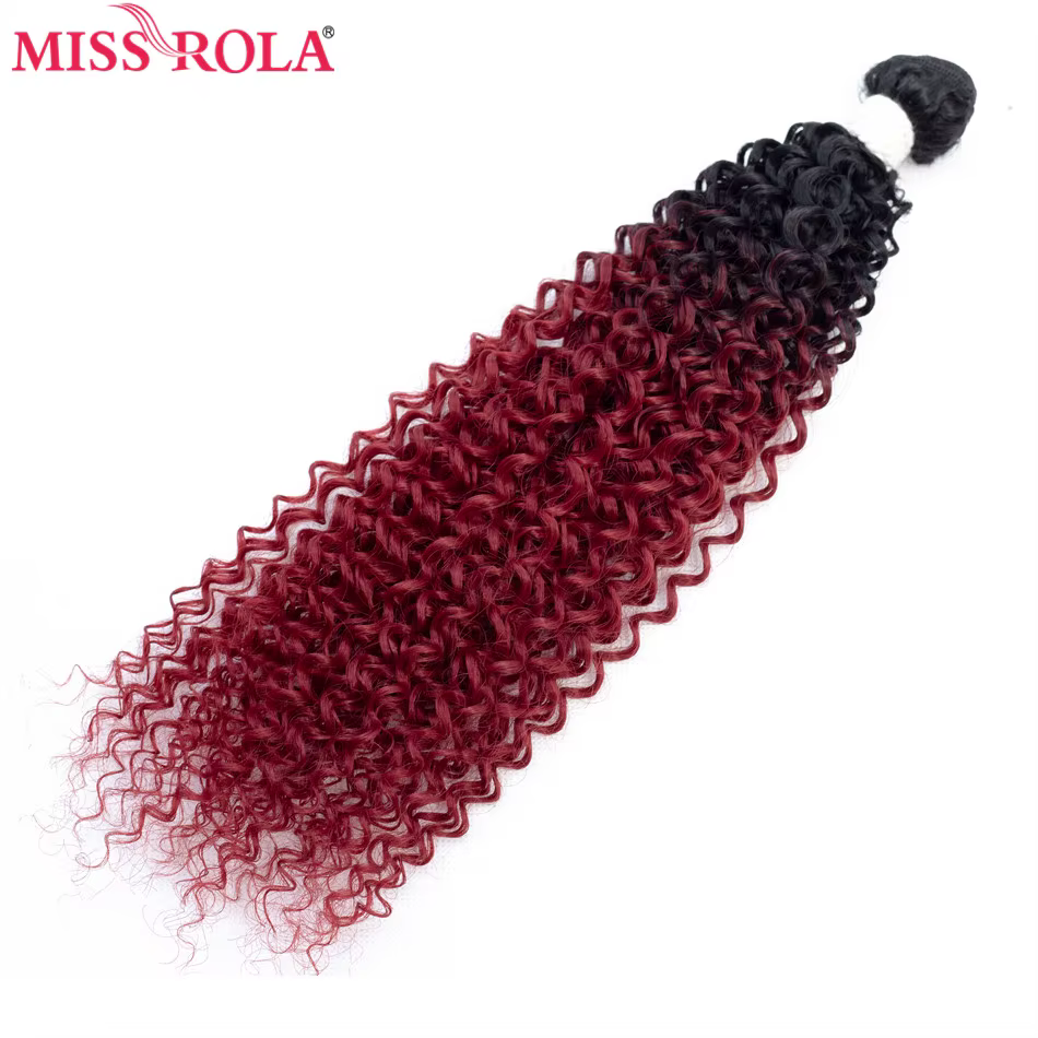 Miss Rola-Extensions de cheveux bouclés synthétiques