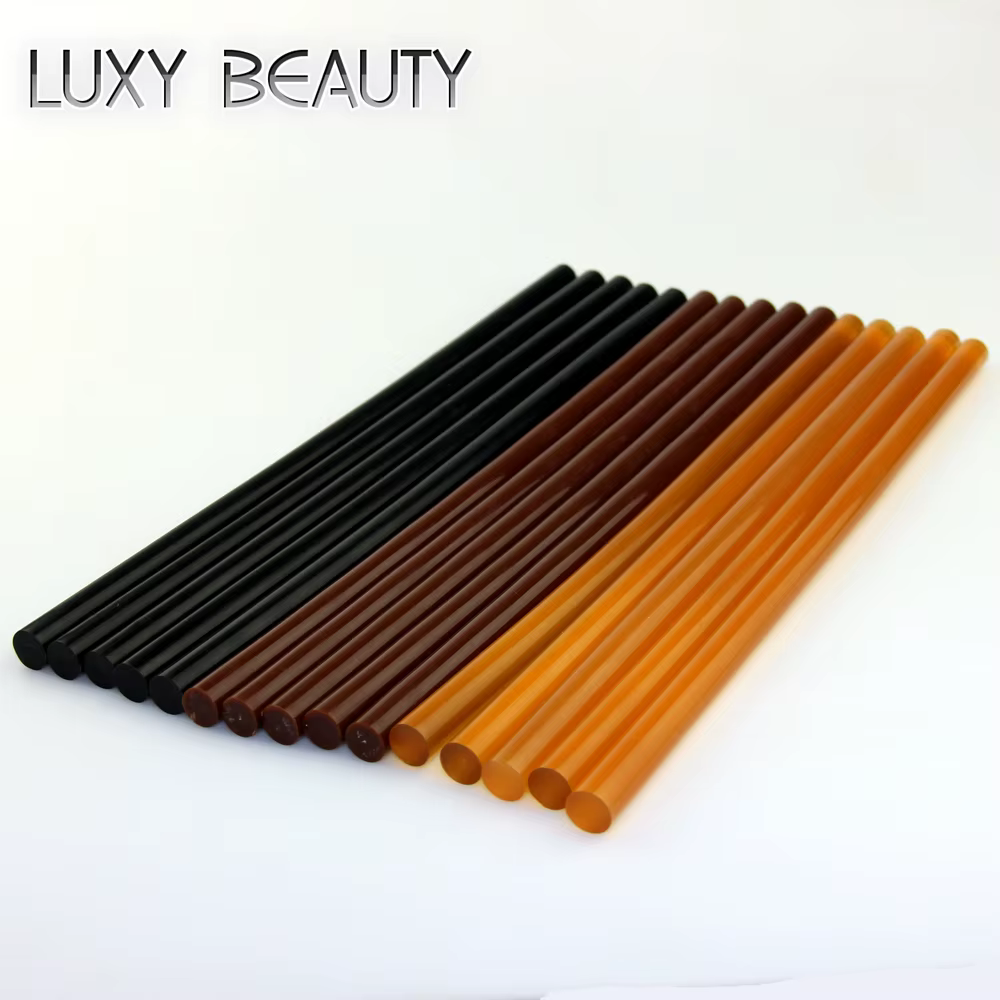 Bâtons de colle thermofusible 5 pièce/paquet pour Extensions de cheveux 300*11mm