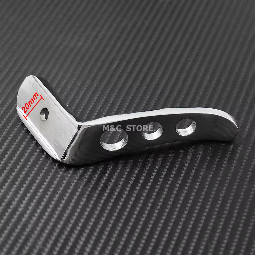 Extension de béquille de support de pédale chromé pour moto, pour Harley Touring Road King Street Glide FLHX FLHR CVO Ultra 1991- 2022