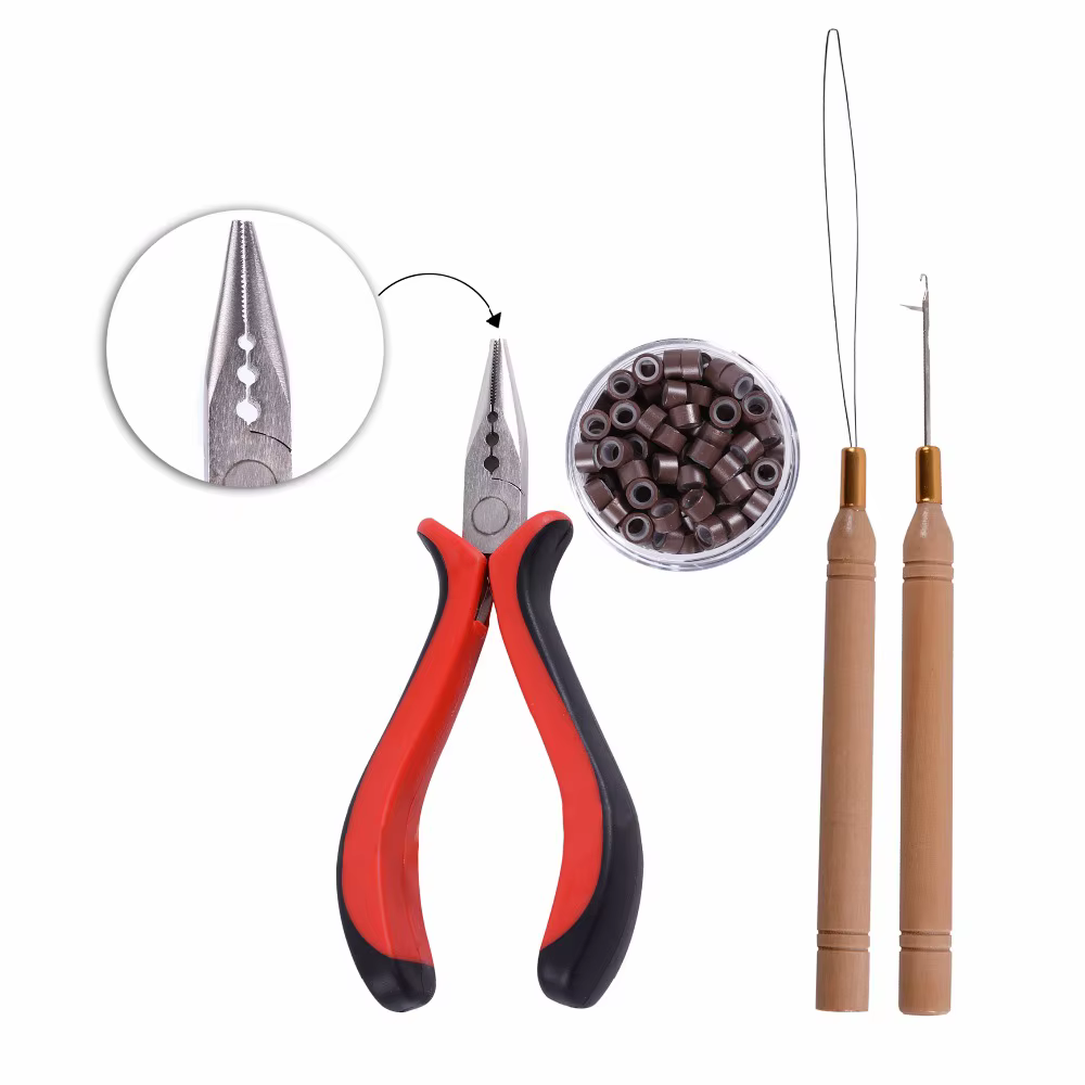 Kit de pinces pour extensions de cheveux