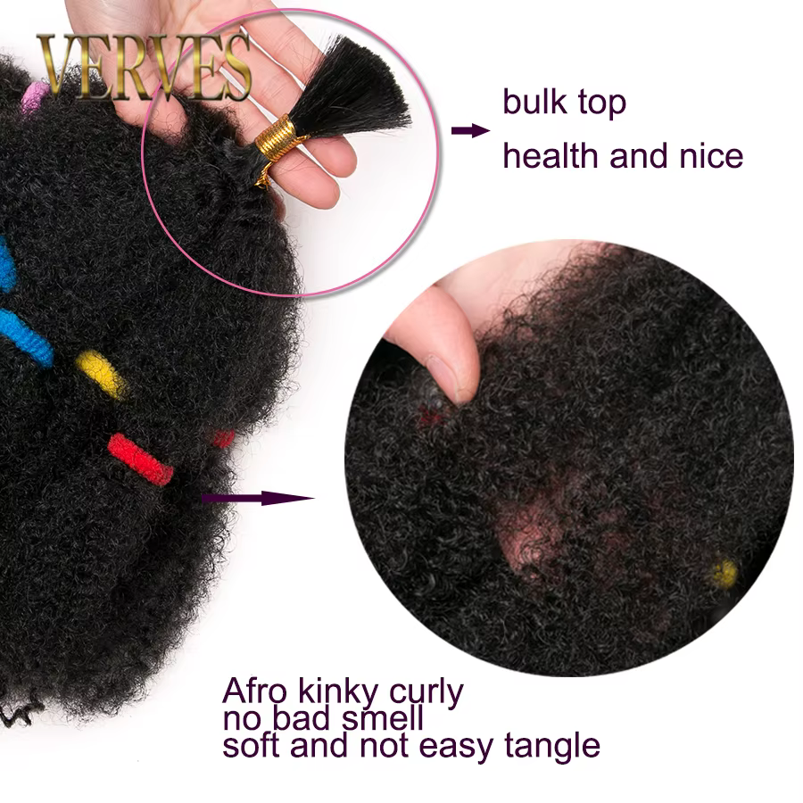 VERVES Crochet cheveux bouclés Extensions synthétiques 12 pouces Ombre tressage