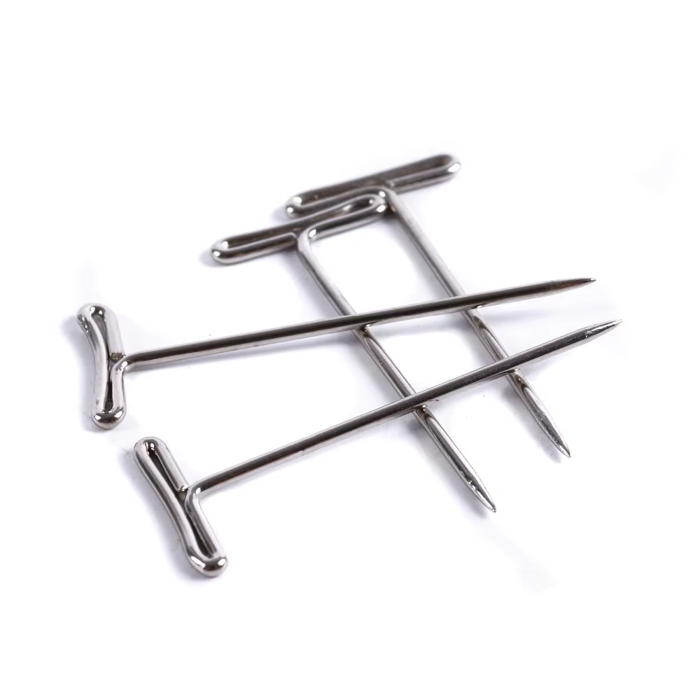 100 pièces T-PINS (40mm) pour perruque sur tête en mousse Style T broche aiguille Mannequin