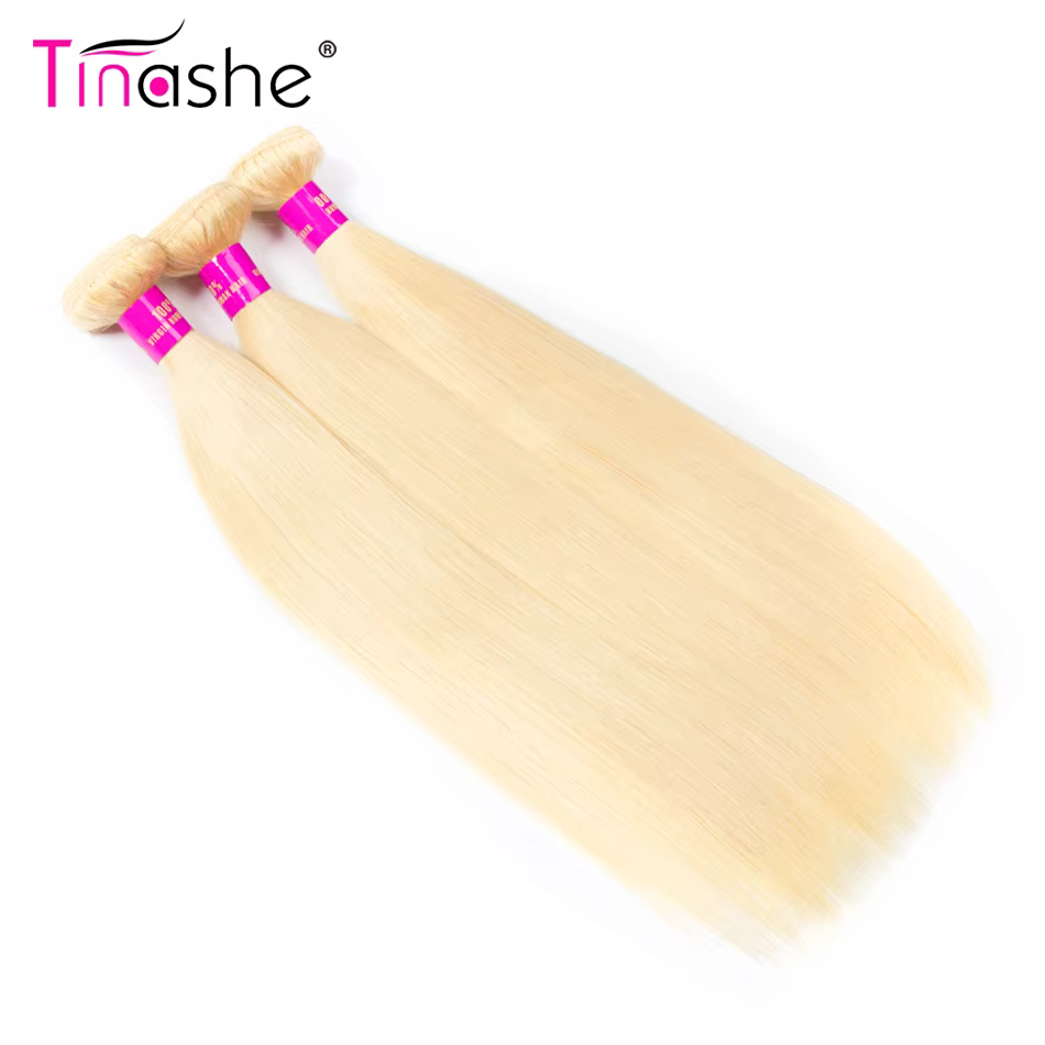 Tinashe 613 blond cheveux brésiliens armure paquets Remy
