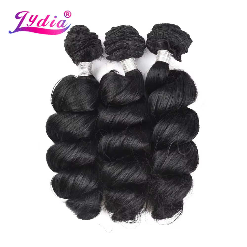 Lydia-Extensions capillaires synthétiques ondulées