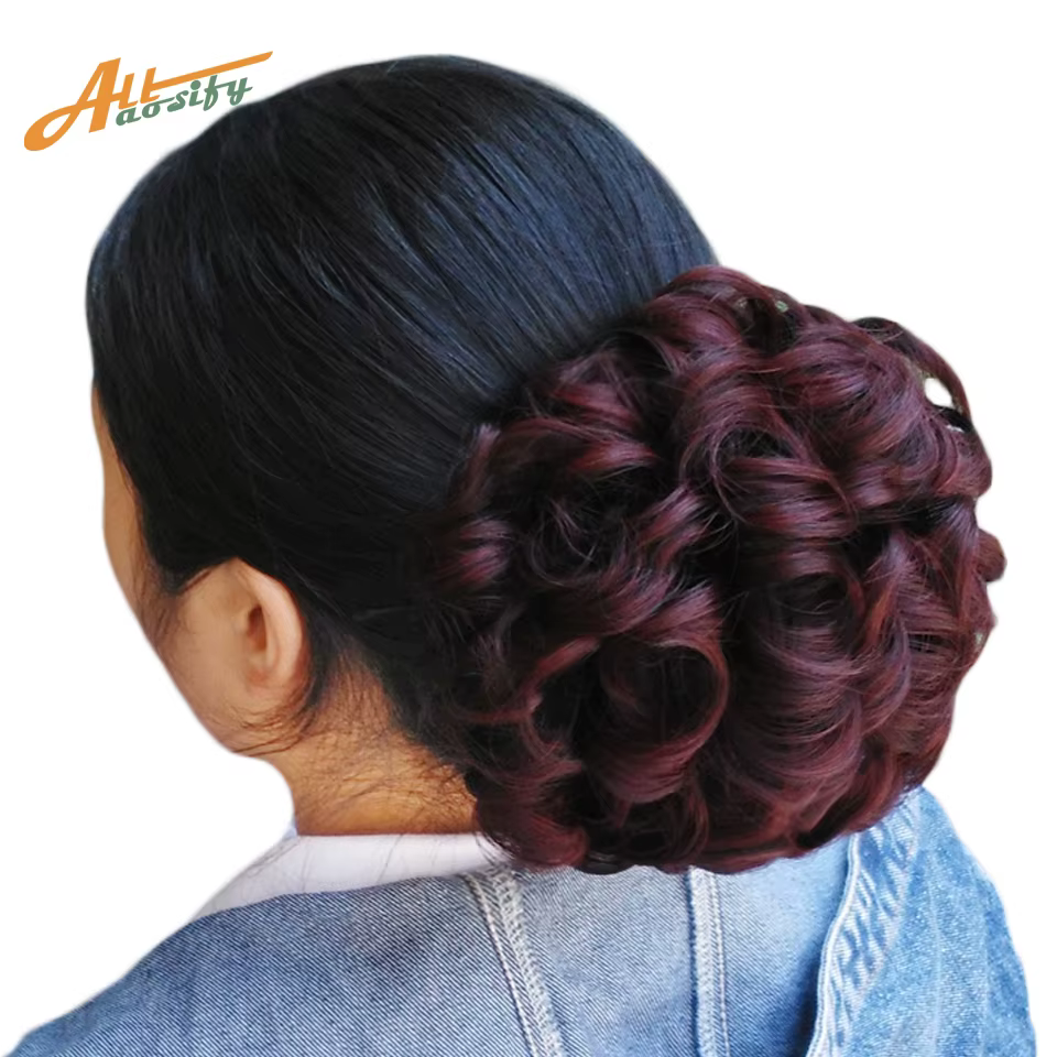 ALLATHIFY − Extensions capillaires synthétiques bouclées pour femmes