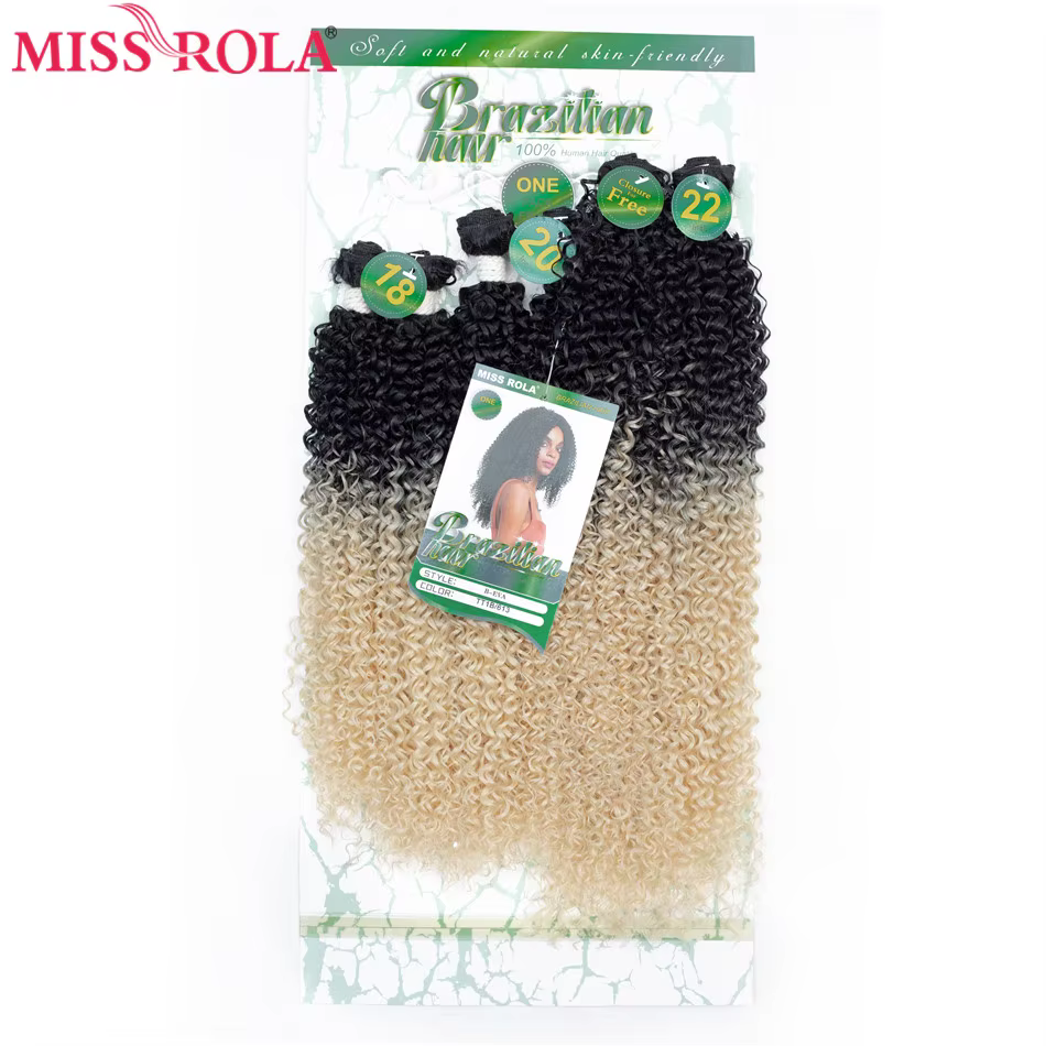 Miss Rola-Extensions de cheveux bouclés synthétiques