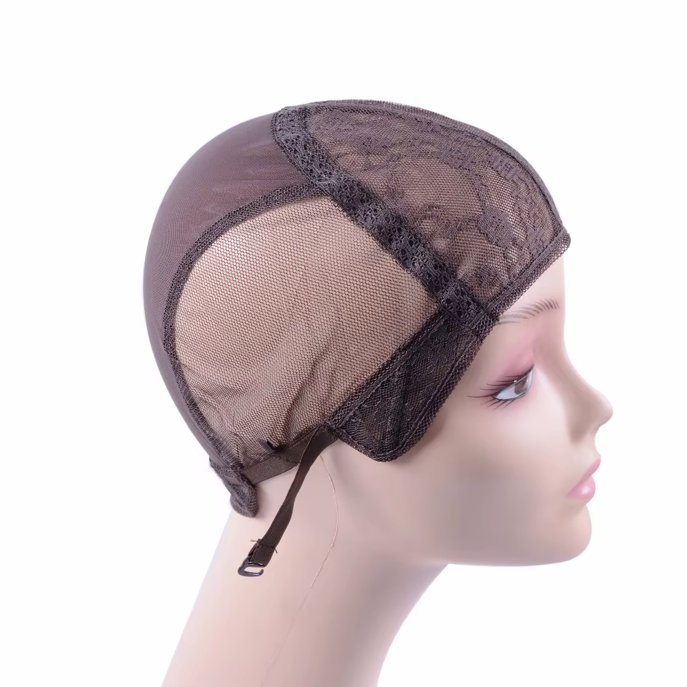 Bonnet de perruque juif brun foncé (petit/moyen/grand) pour la confection de perruques