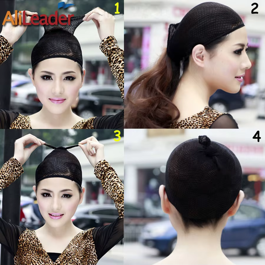 Filet à cheveux en nylon élastique pour femme