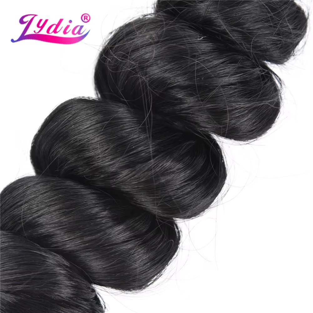 Lydia-Extensions capillaires synthétiques ondulées