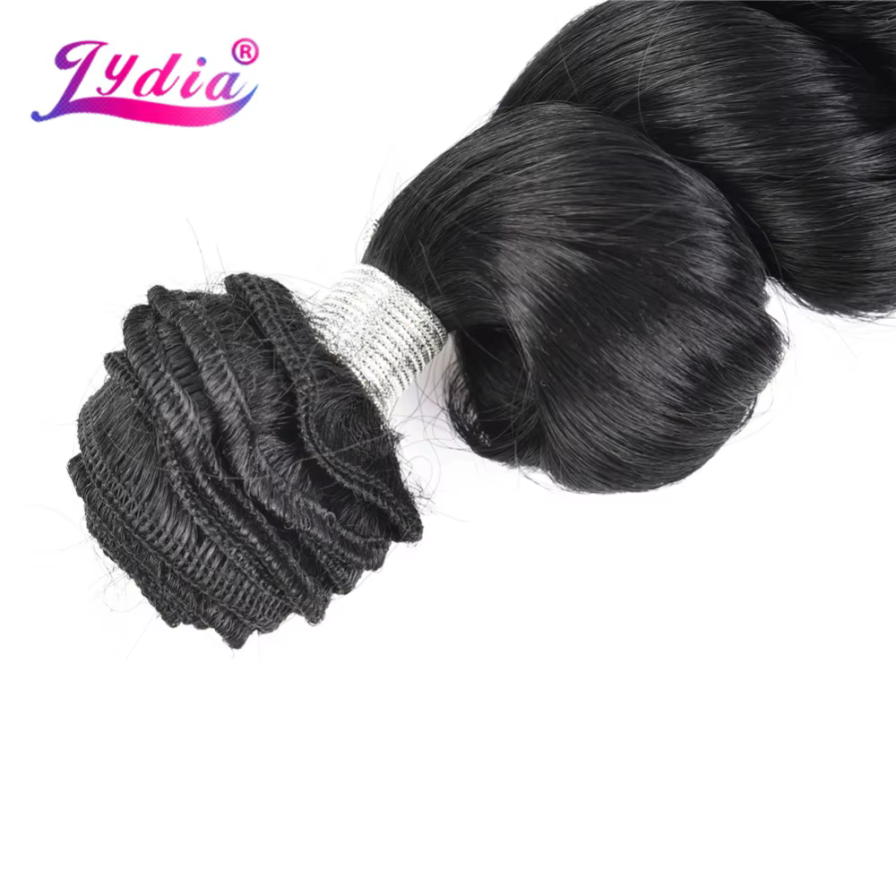 Lydia-Extensions capillaires synthétiques ondulées