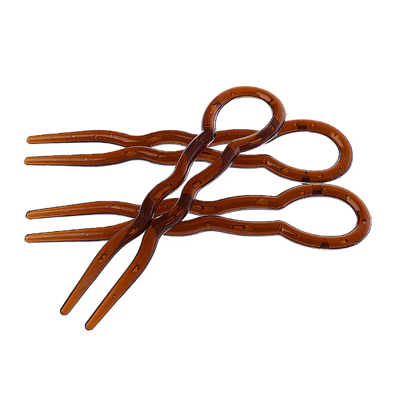Pinces à cheveux tressées en forme 3 pièces, accessoires coiffure