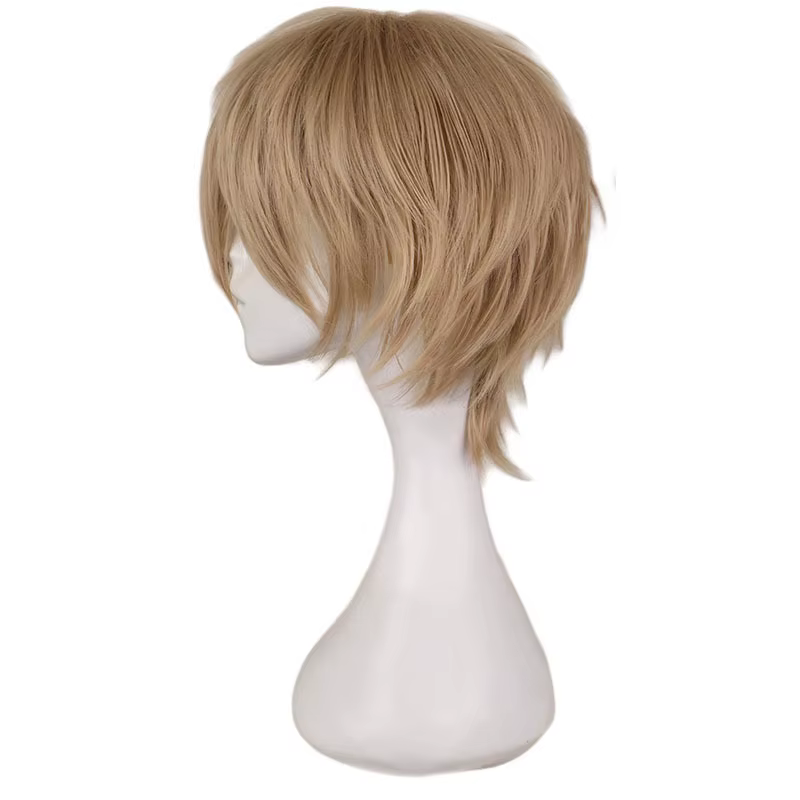 Danganronpa Byakuya Togami Cosplay perruque Blonde foncée