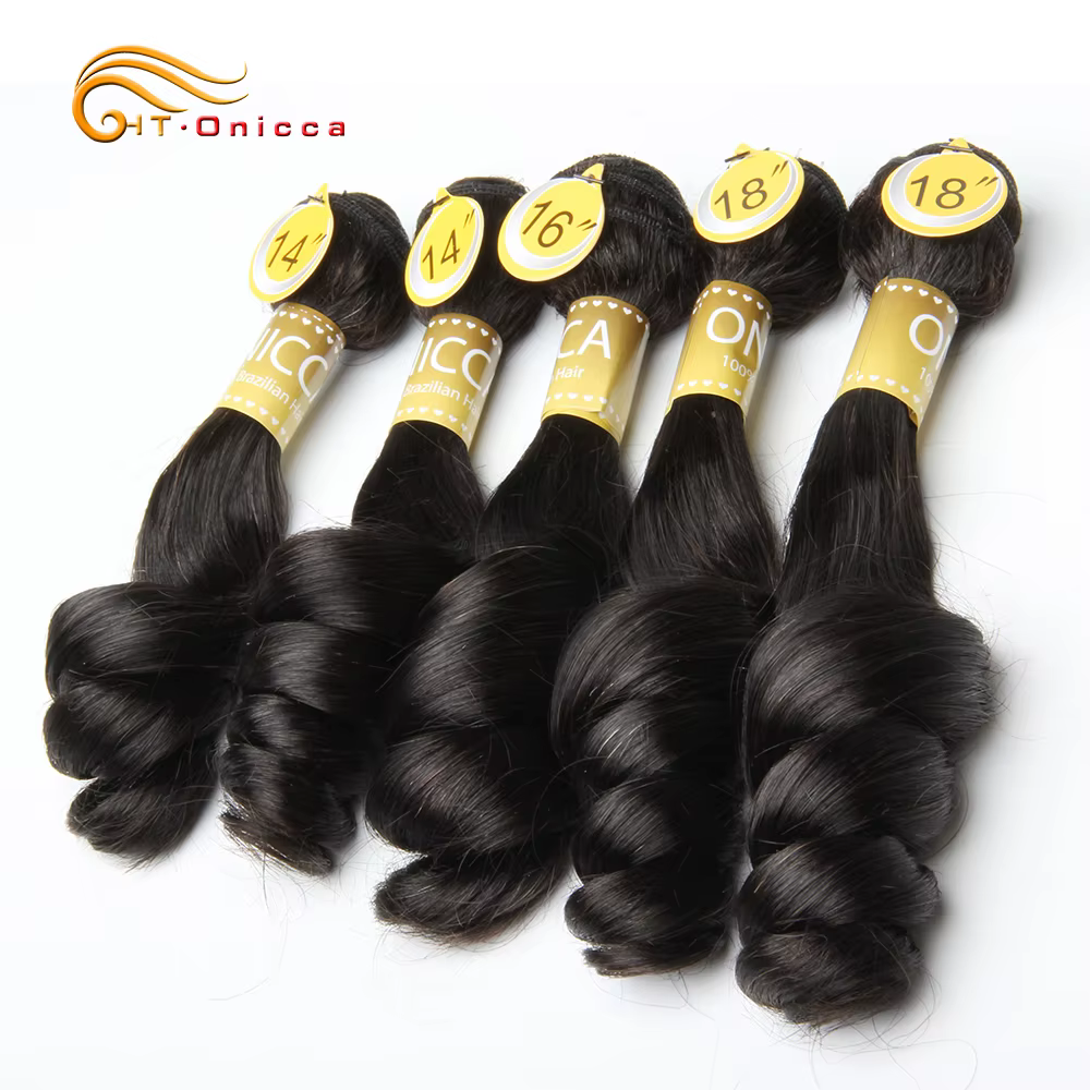 Tissage en Lot Brésilien Naturel Remy à Double Proximité
