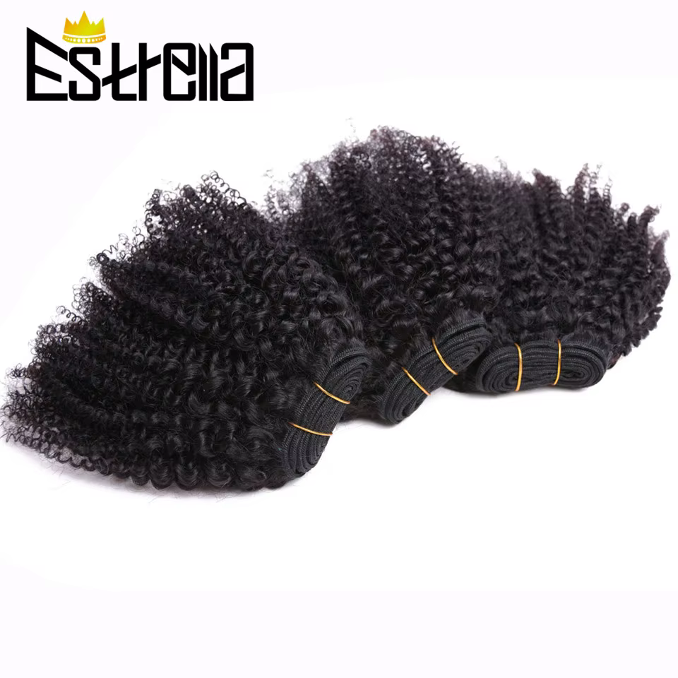 Mèches Afro 100% naturelles Remy crépues bouclées