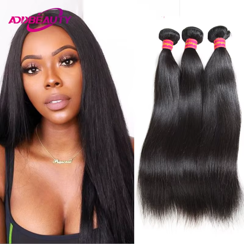 Addbeauty-Extension Capillaire Brésilienne Naturelle Lisse