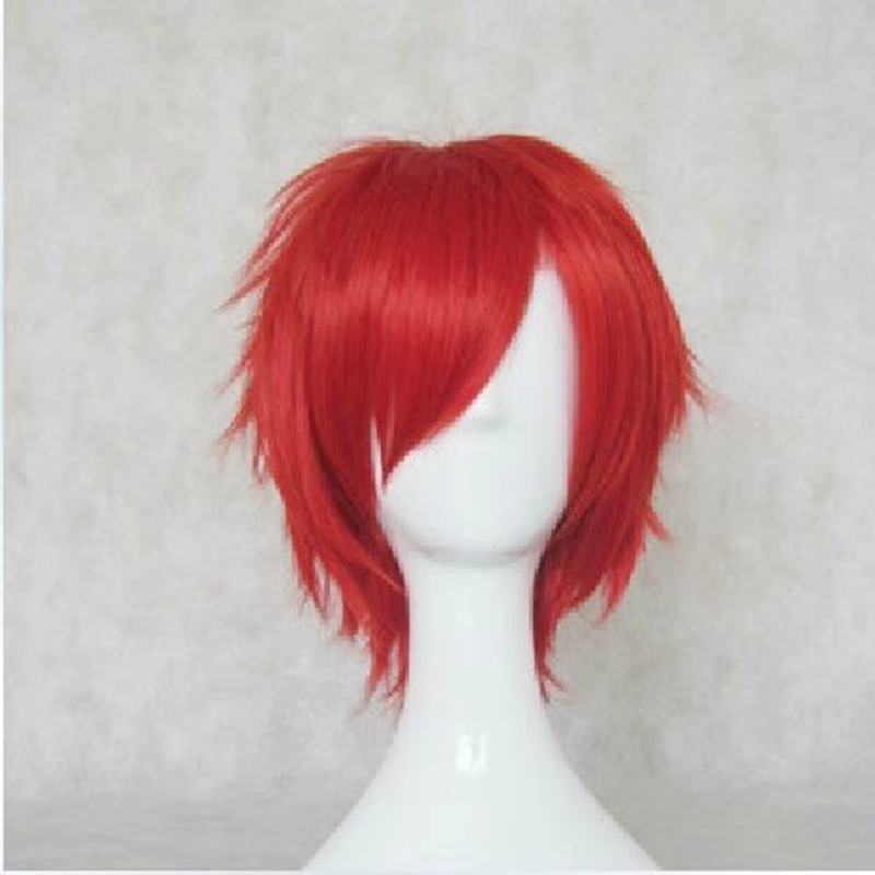 HAIRJOY – perruque de Cosplay synthétique bleue pour hommes