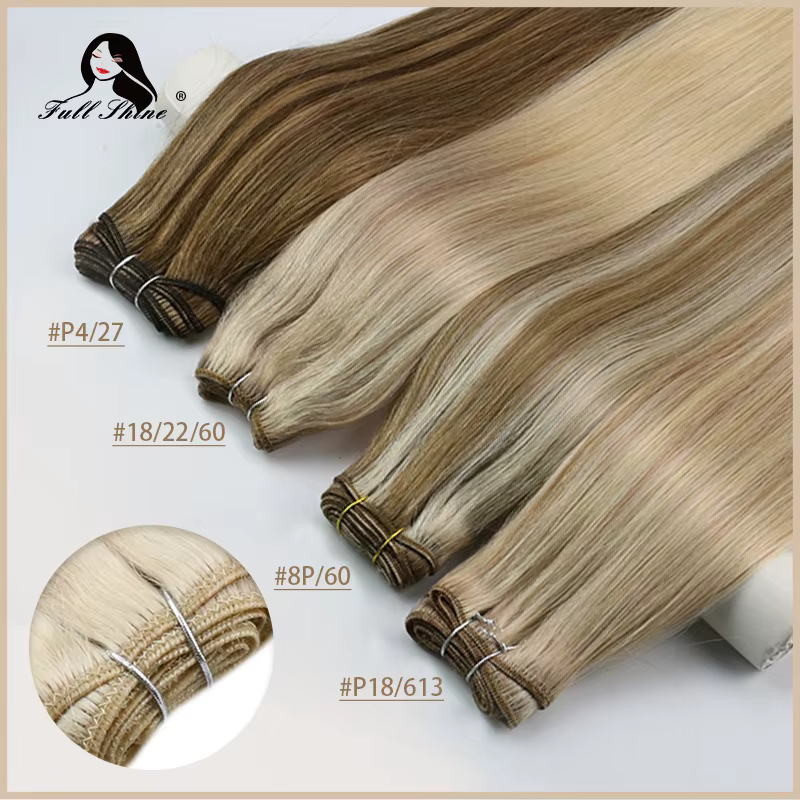 Extensions de cheveux naturels Remy lisses et soyeux
