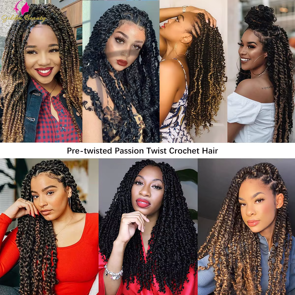 Extensions capillaires synthétiques longues au Crochet