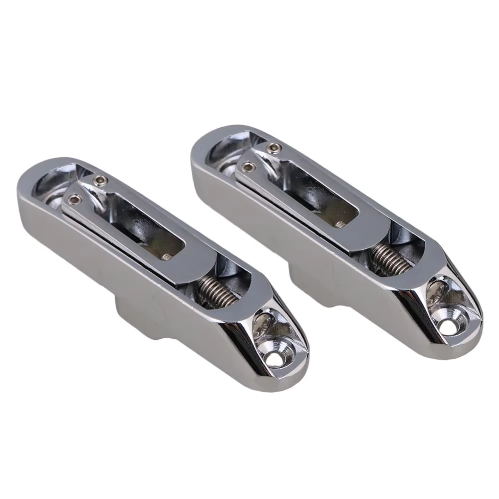 Pont de basse à 5 cordes chromées, 5 pièces, pour guitare basse, pièces musicales