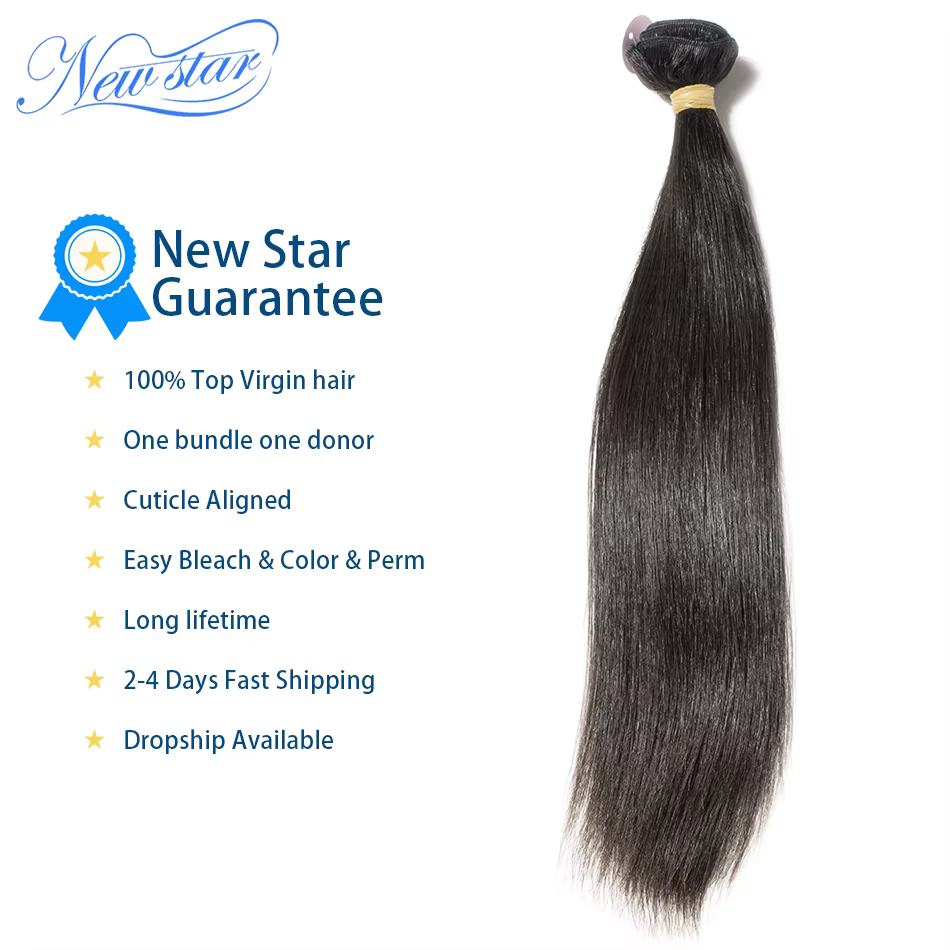 Extension de cheveux humains vierges brésiliens