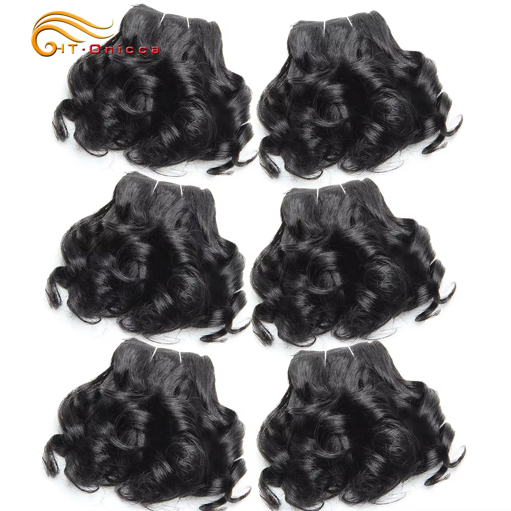 Tissage en lot brésilien bouclé ombré