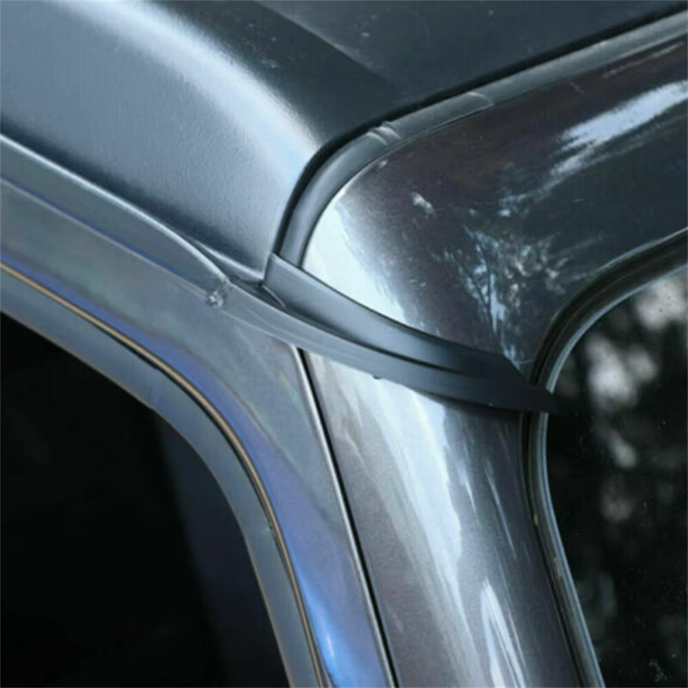 Extensions de gouttière d'eau de pluie pour Jeep Wrangler JL 2018 2019 2020 2021, accessoires Auto, 2 pièces